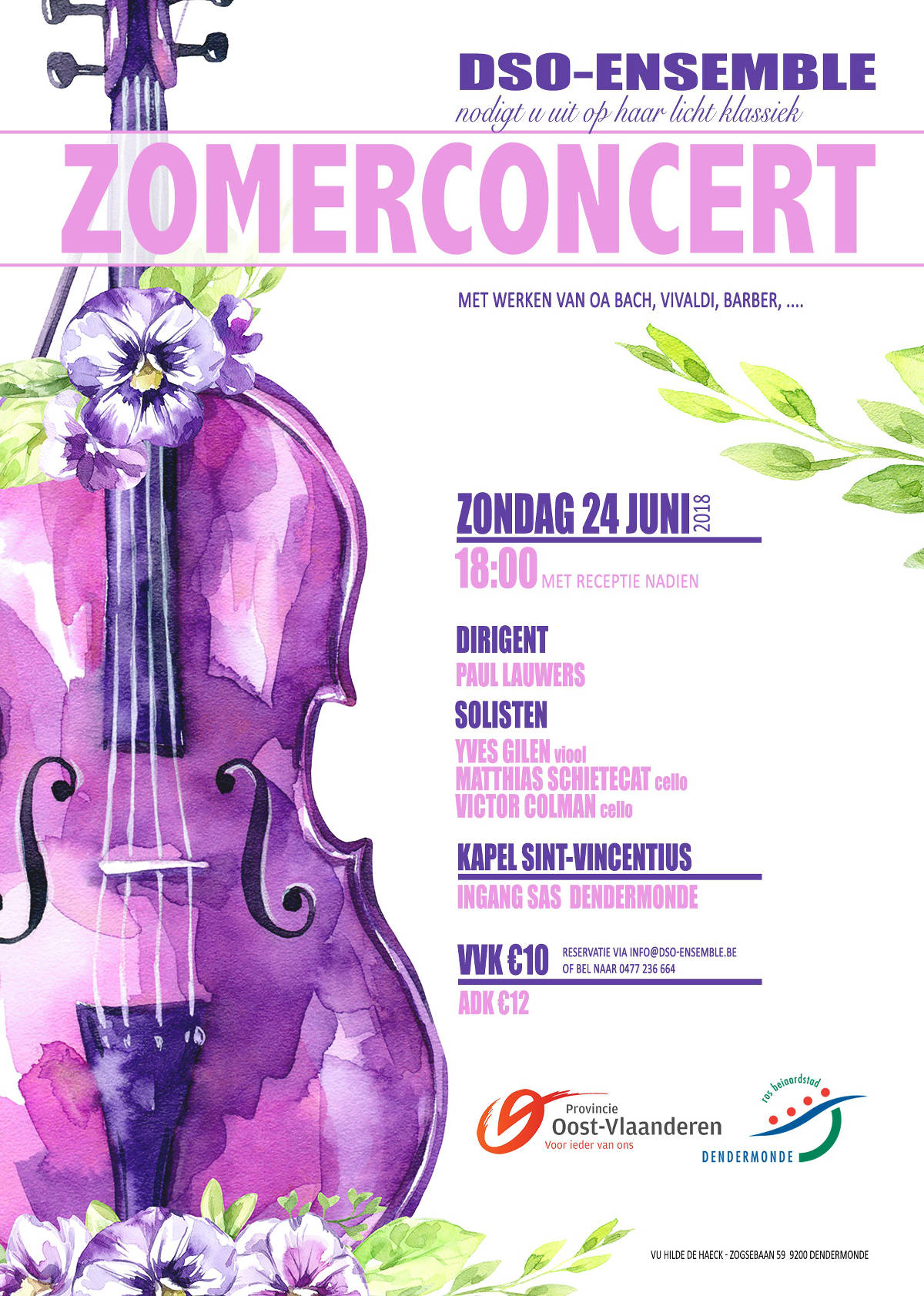 DSO-Ensemble Zomerconcert 2018